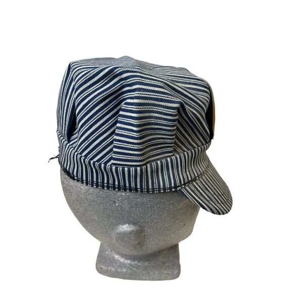 Deseret Western Railway Engineer Hat Vintage Railroat Cap in Utah Size 6.75 - Picture 5 of 6